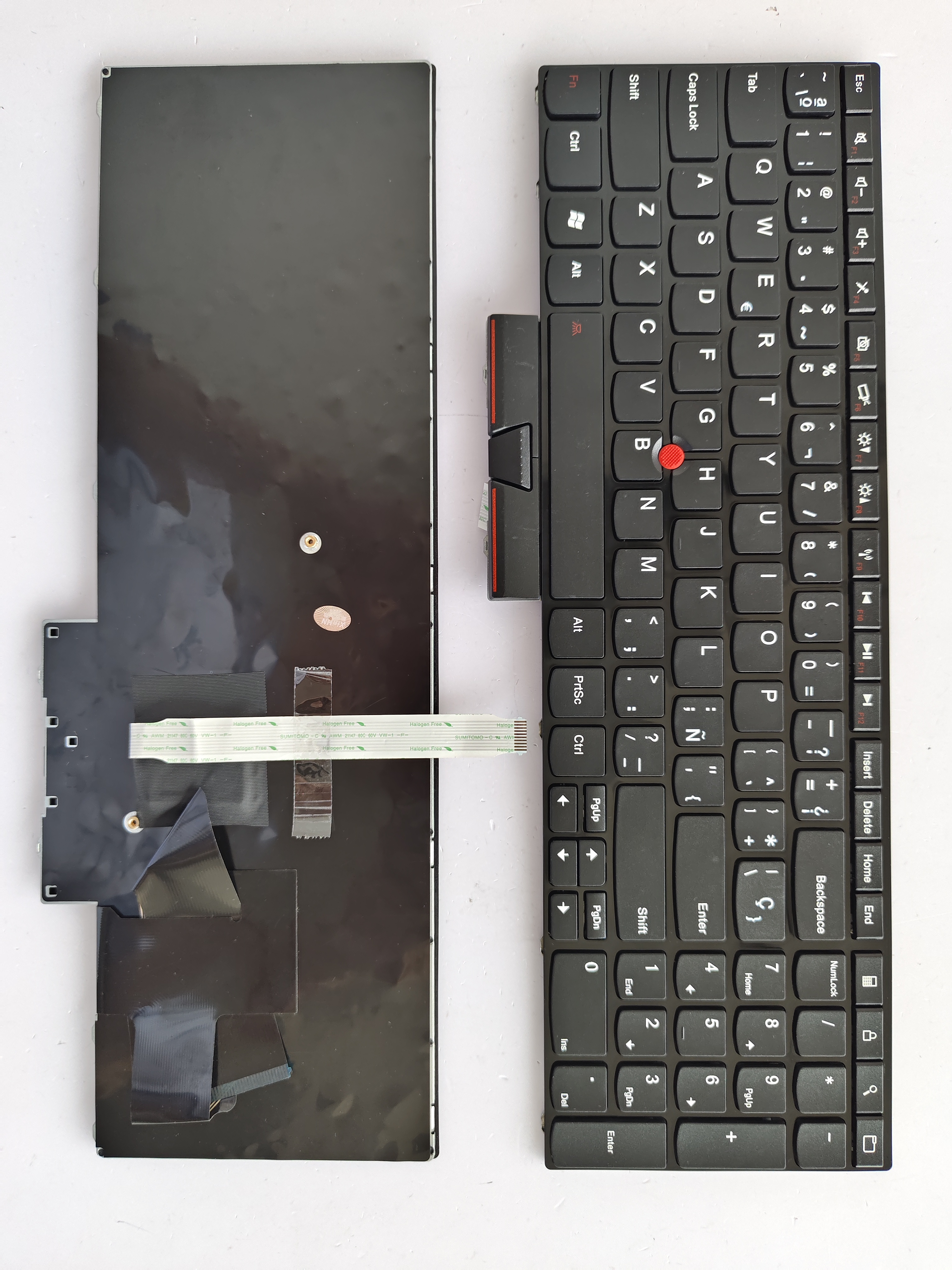 Picture of New Replacement Laptop Keyboard For IBM E520/E525 small carriage return BLACK FRAME BLACK (OEM) SP Layout
